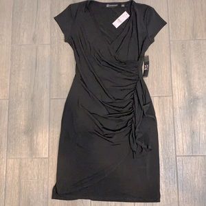 NY&Co. MJ Ruffle Sheath Dress •Black• XS •